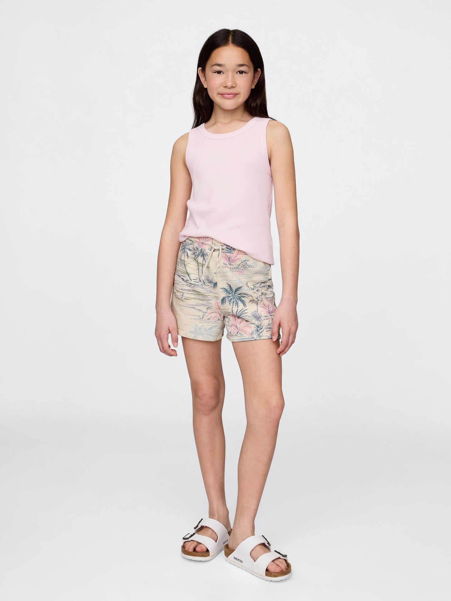 Krem Kids Relaxed Print Pull-on Şortlar