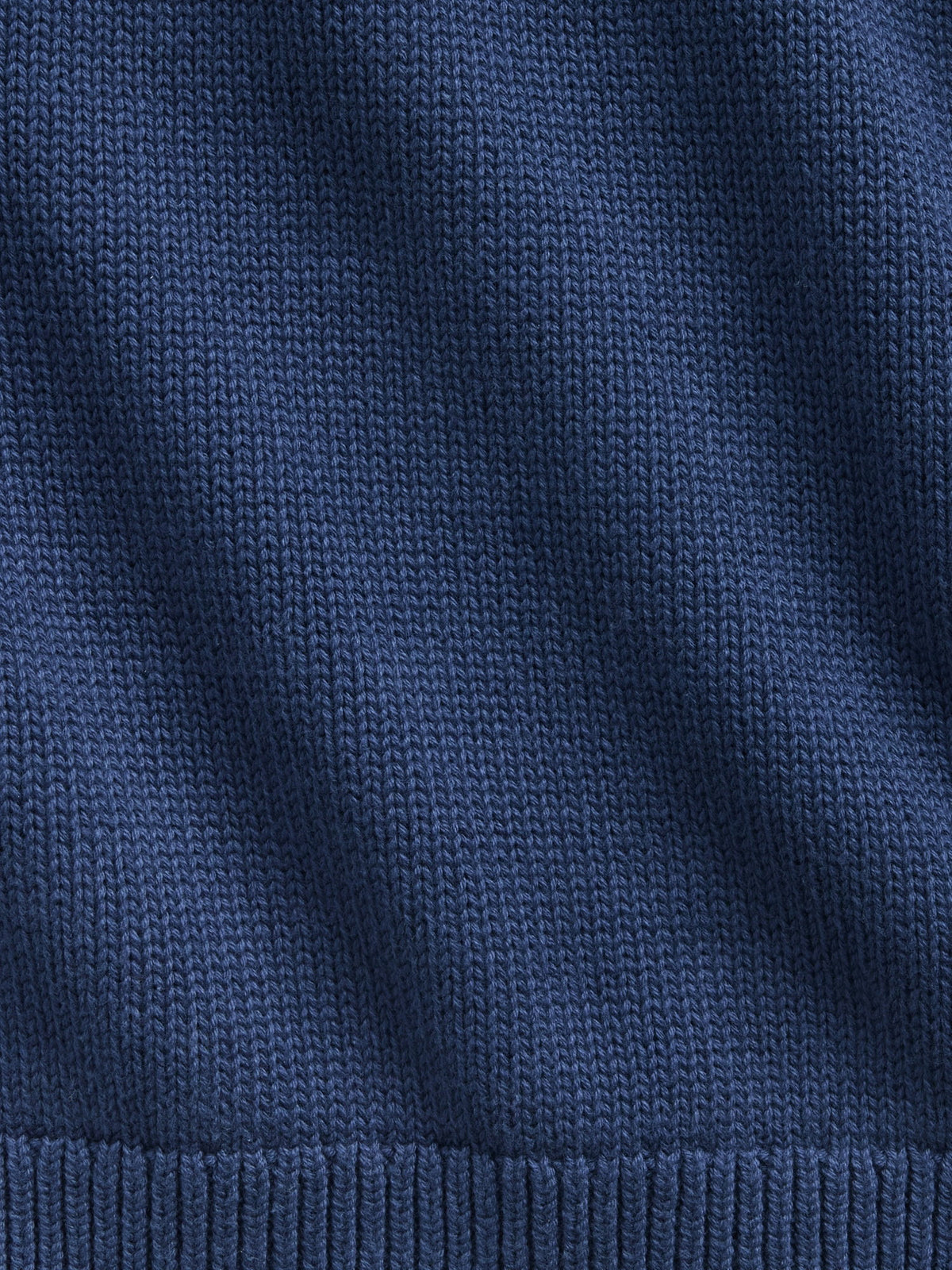 Lacivert %100 Pamuk Oversized Rollneck Kazak