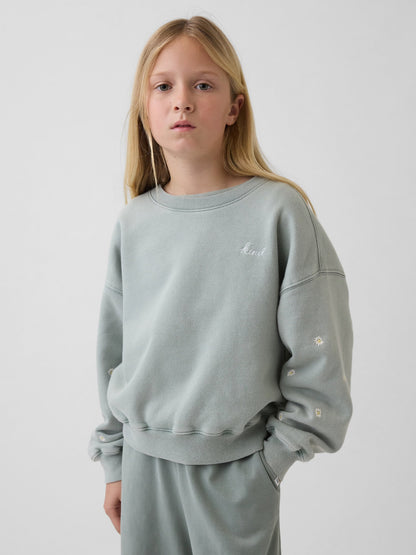 Yeşil Vintagesoft Wedge Crewneck Sweatshirt