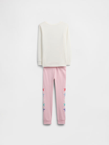 Beyaz Gap × Disney Princess 100% Organik Pamuk Pijama Takımı