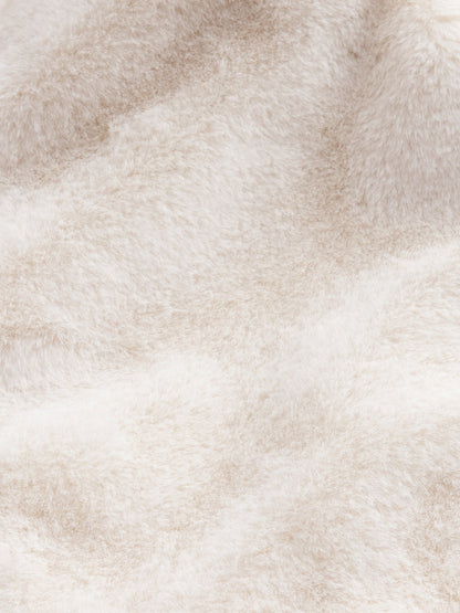 Kırık Beyaz Faux-fur Kürk
