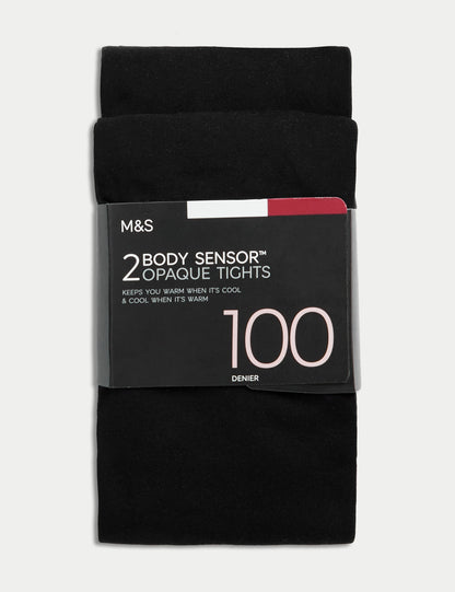 2'li 100 Denye Body Sensor™ Opak Külotlu Çorap Seti