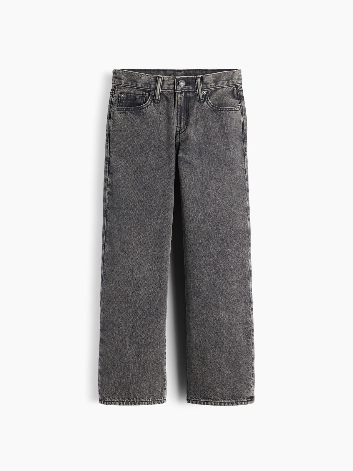 Siyah '90s Loose Jean Pantolon