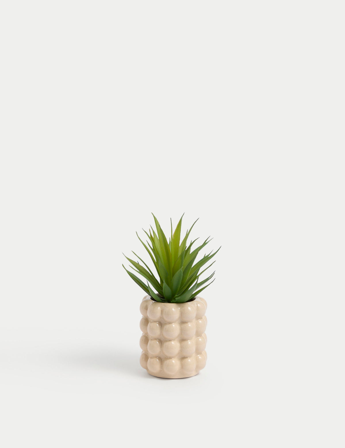 Bobble Seramik Saksılı Yapay Bitki