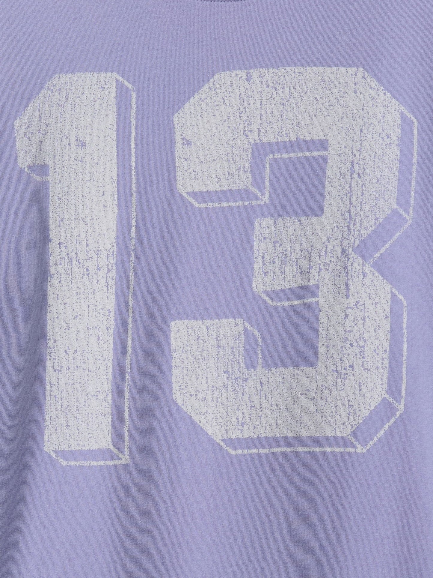 Lila Varsity Grafik Tunik T-shirt