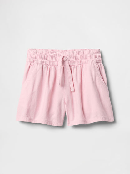 Pembe Bağcıklı Easy Şort