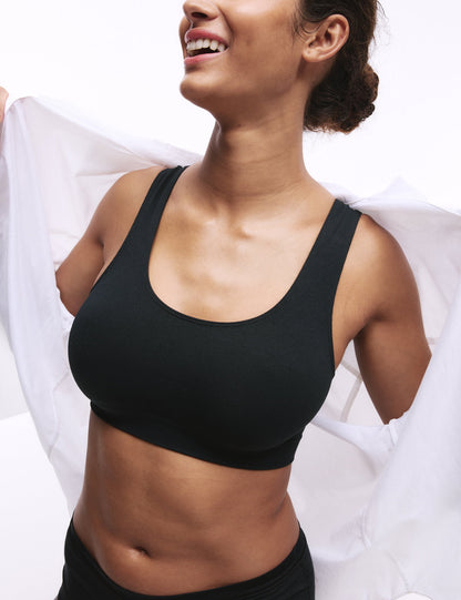 3'lü Dikişsiz Balensiz Crop Top Sütyen Seti