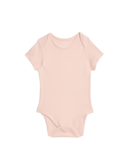 7'li Saf Pamuklu Çiçekli Bodysuit Seti (5-3 Yaş)