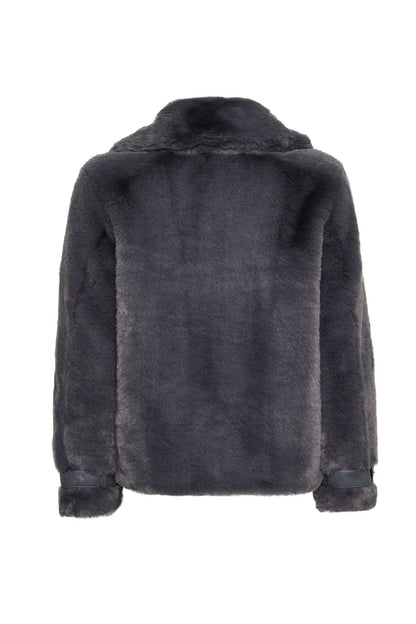 Kitzbuhel Kadın Gri Teddy Mont