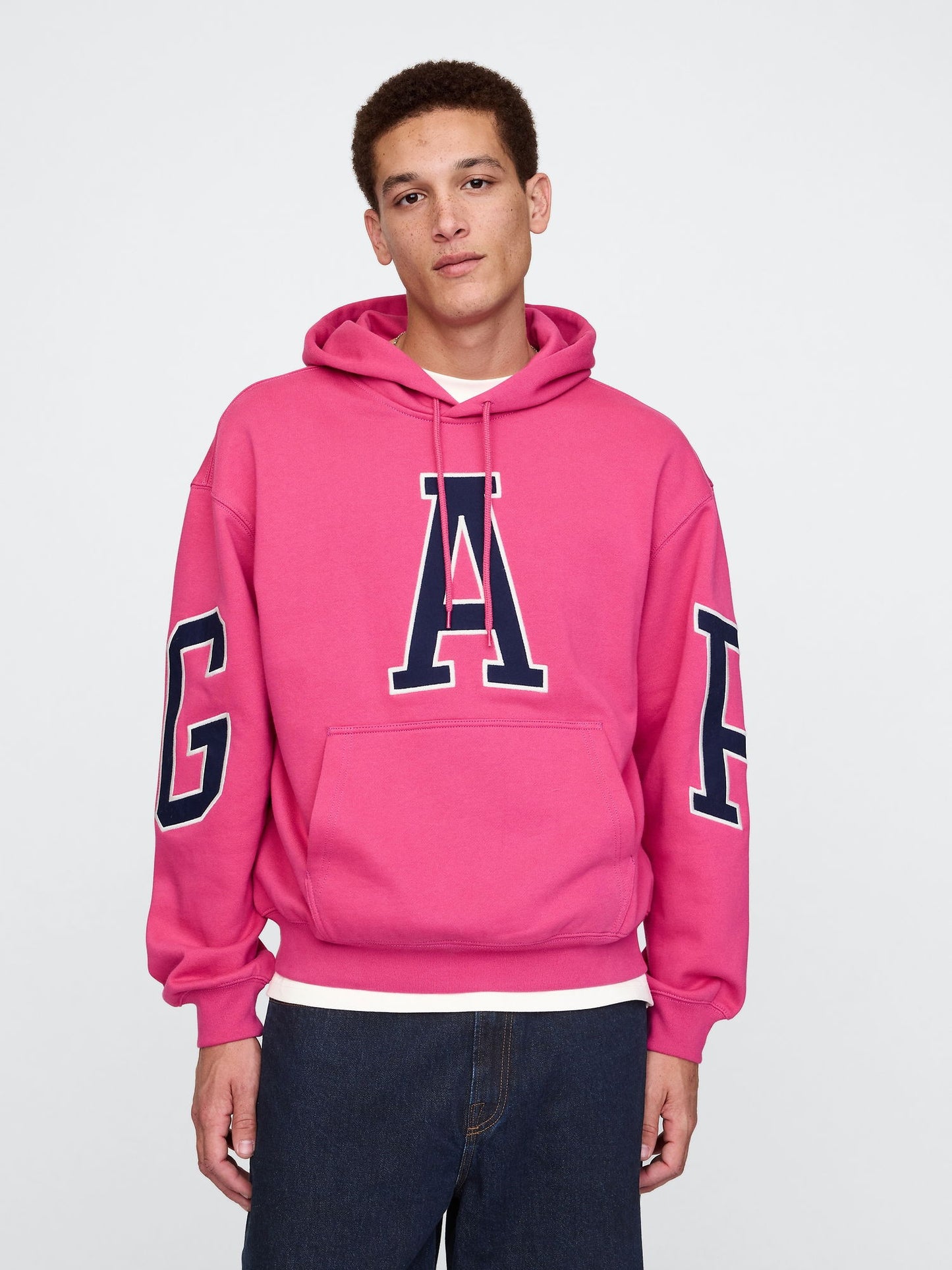 Pembe Gap Logo Heavyweight Sweatshirt