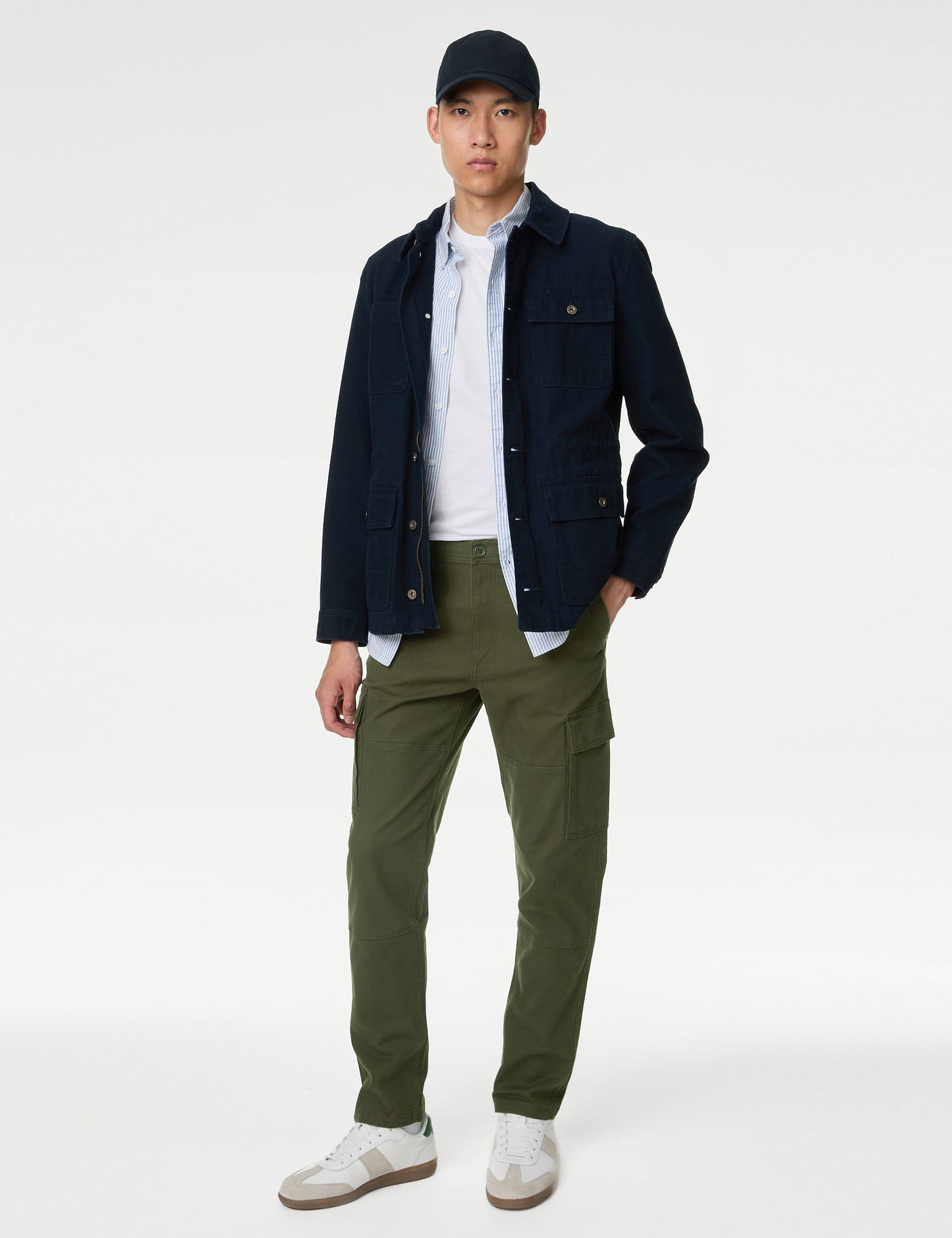 Tapered Fit Kargo Pantolon