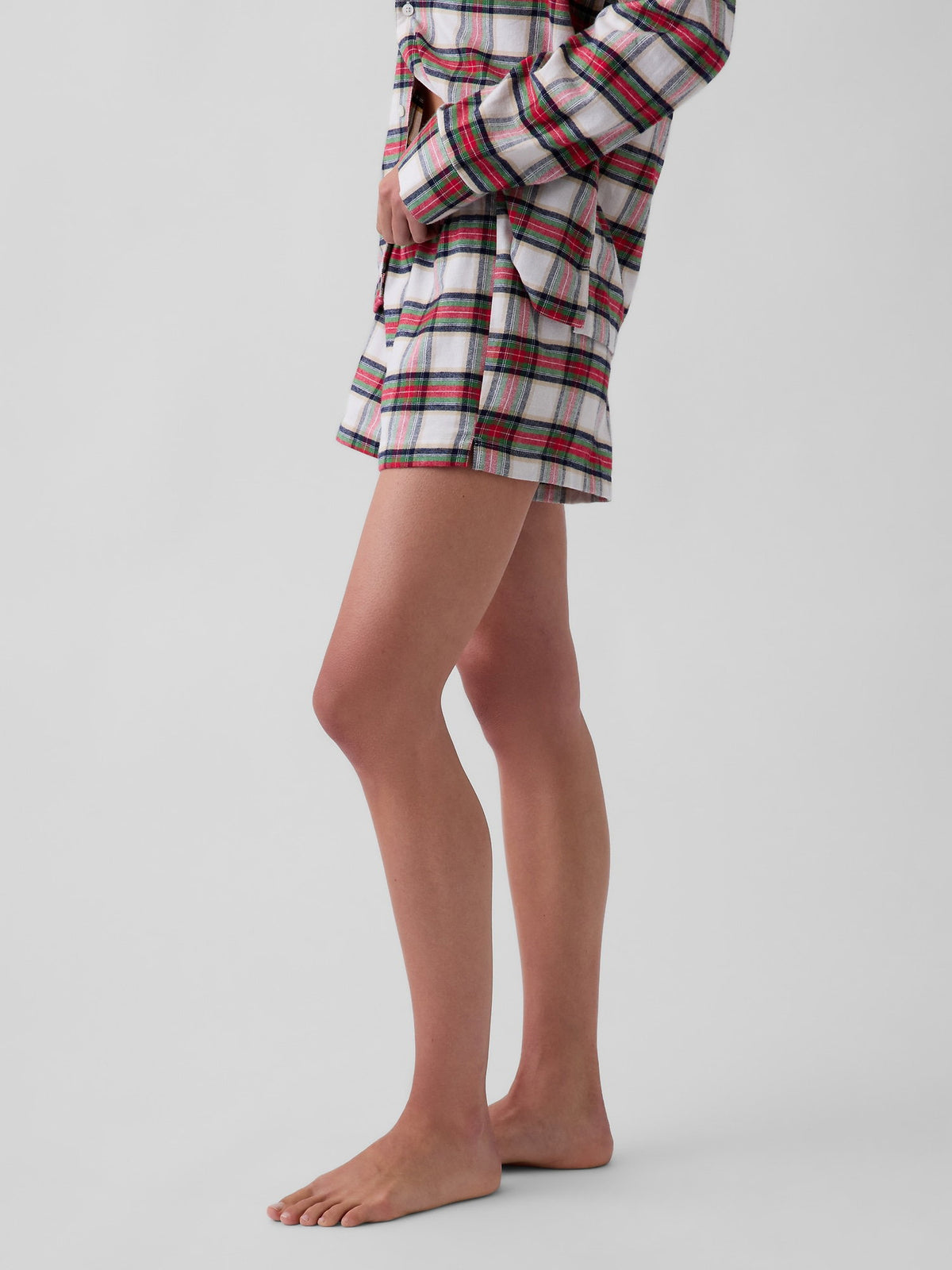 Çok Renkli Softest Flannel Boxer Şort Pijama Altı