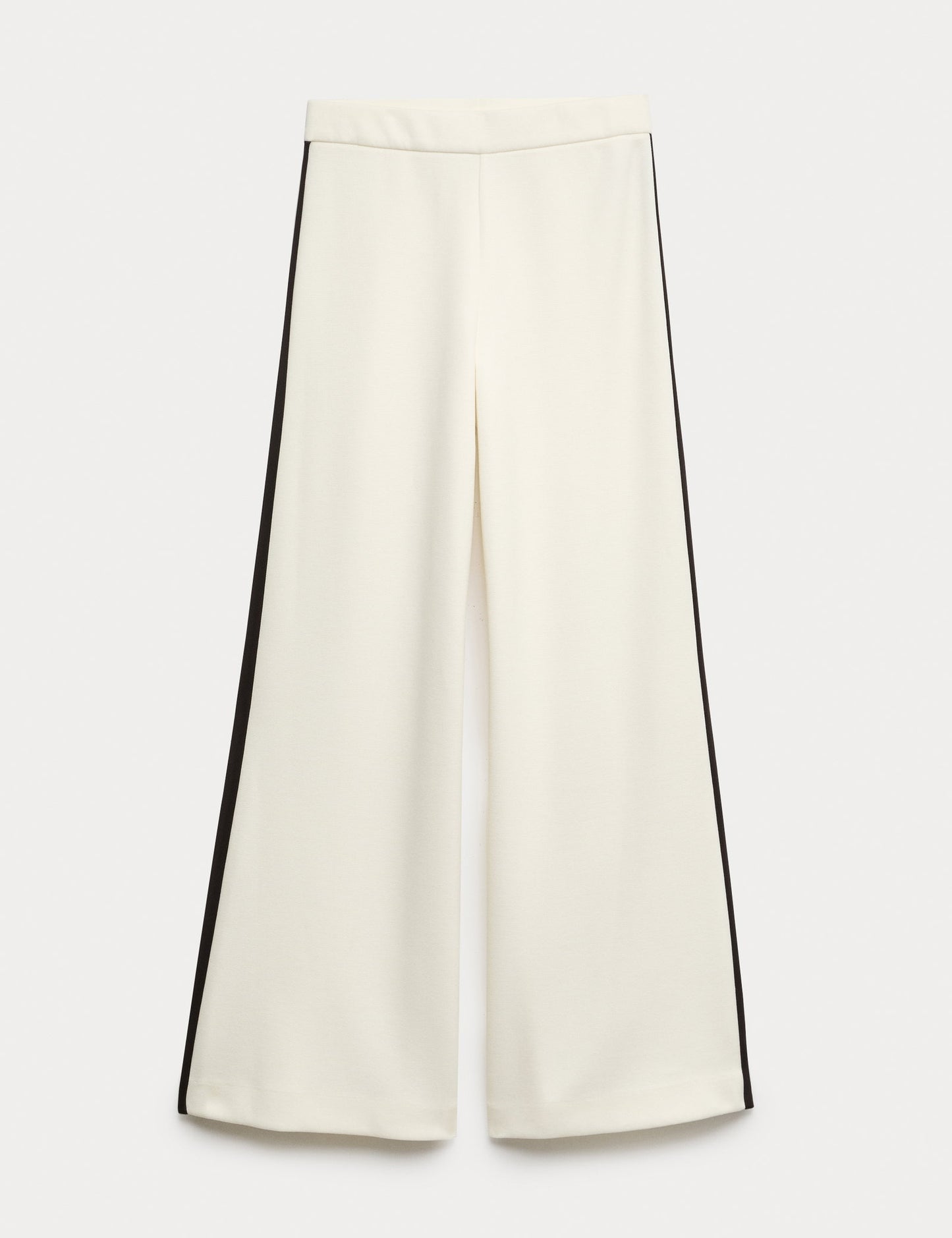 Wide Leg Yan Şerit Detaylı Pantolon