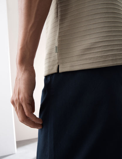 Regular Fit Pamuk Karışımlı Polo Yaka T-shirt