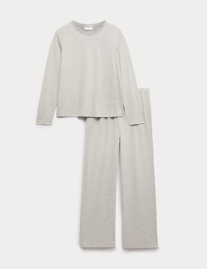 Saf Pamuklu Pijama Takımı