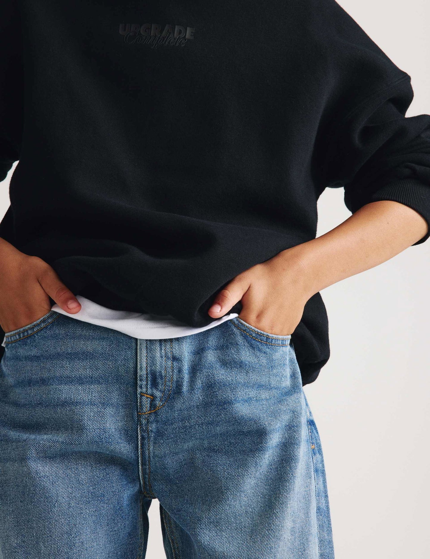 Pamuklu Relaxed Fit Jean (6-16 yaş)