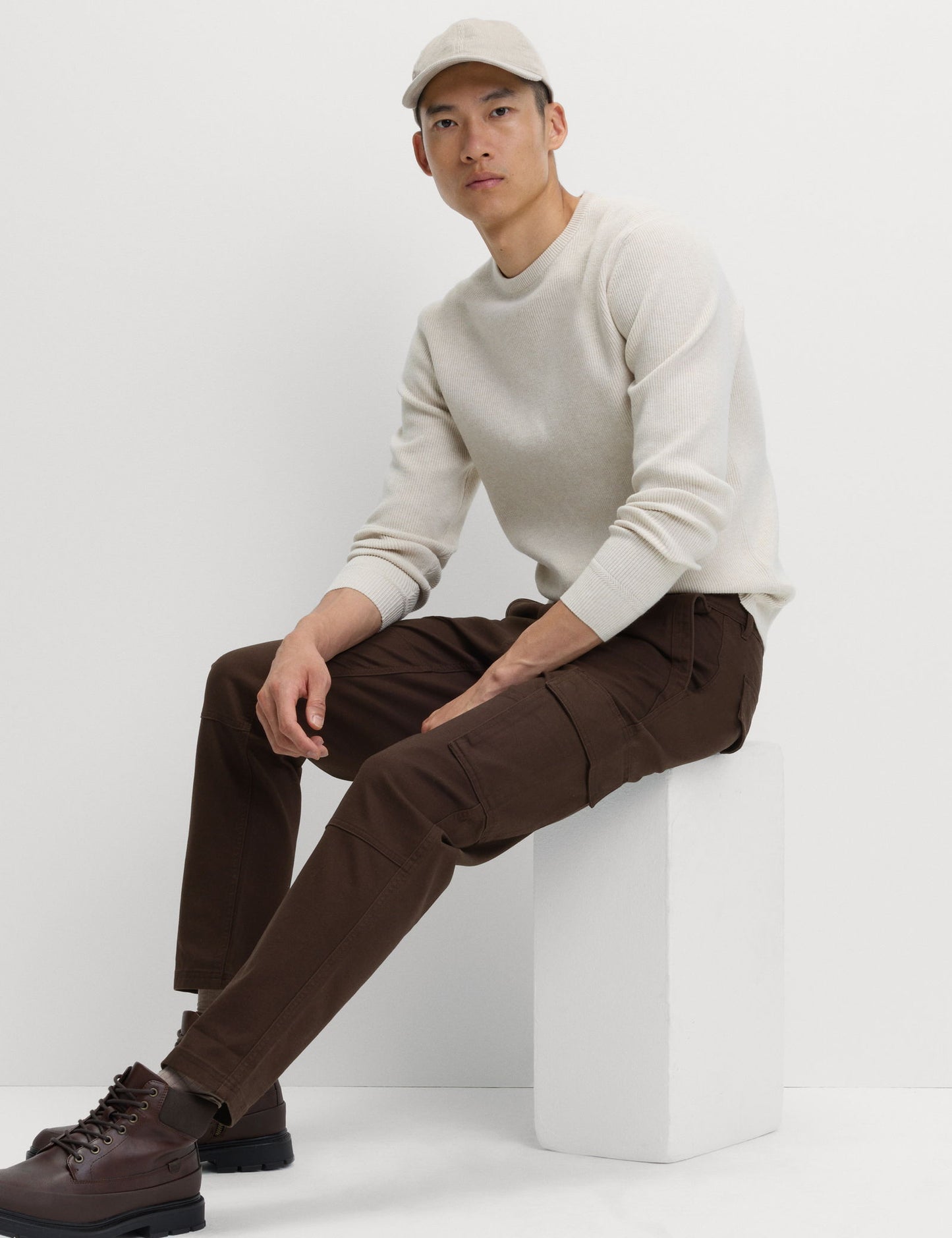 Tapered Fit Kargo Pantolon