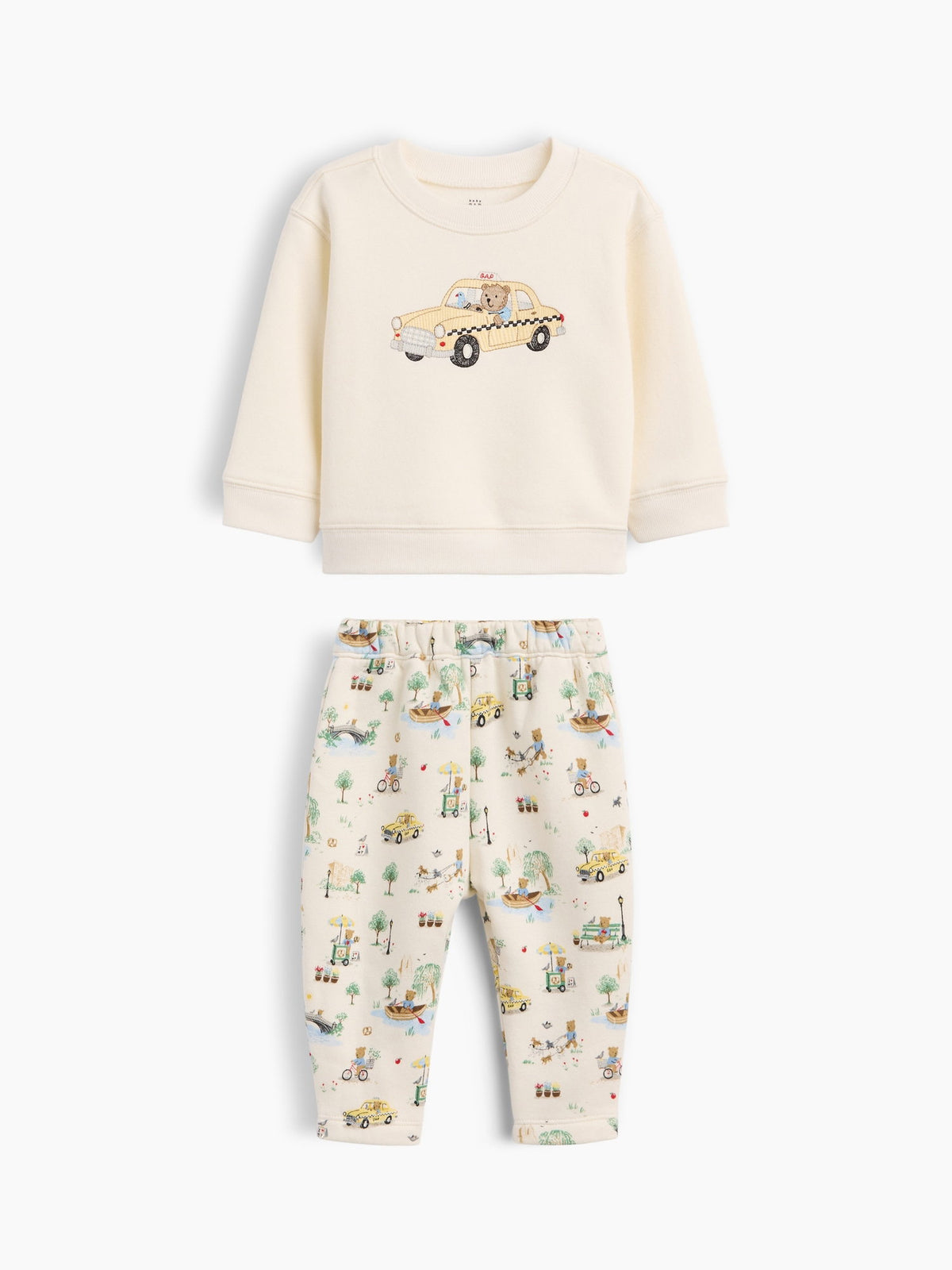 Krem Baby Vintagesoft Brannan Bear Sweat Set