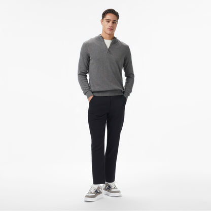 Nautica Erkek Gri Classic Fit Kazak