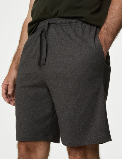 Saf Pamuklu Kısa Kollu Pijama Takımı