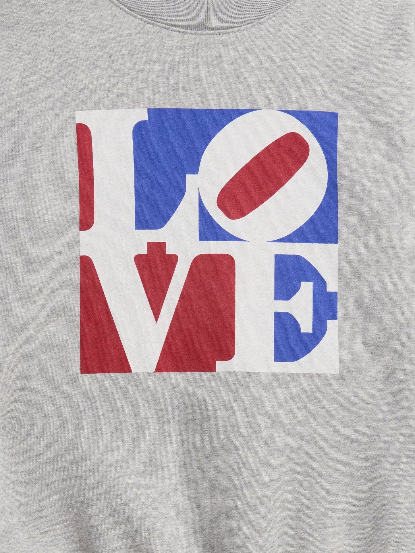 Gri Robert Indiana Vintagesoft Love Sweatshirt