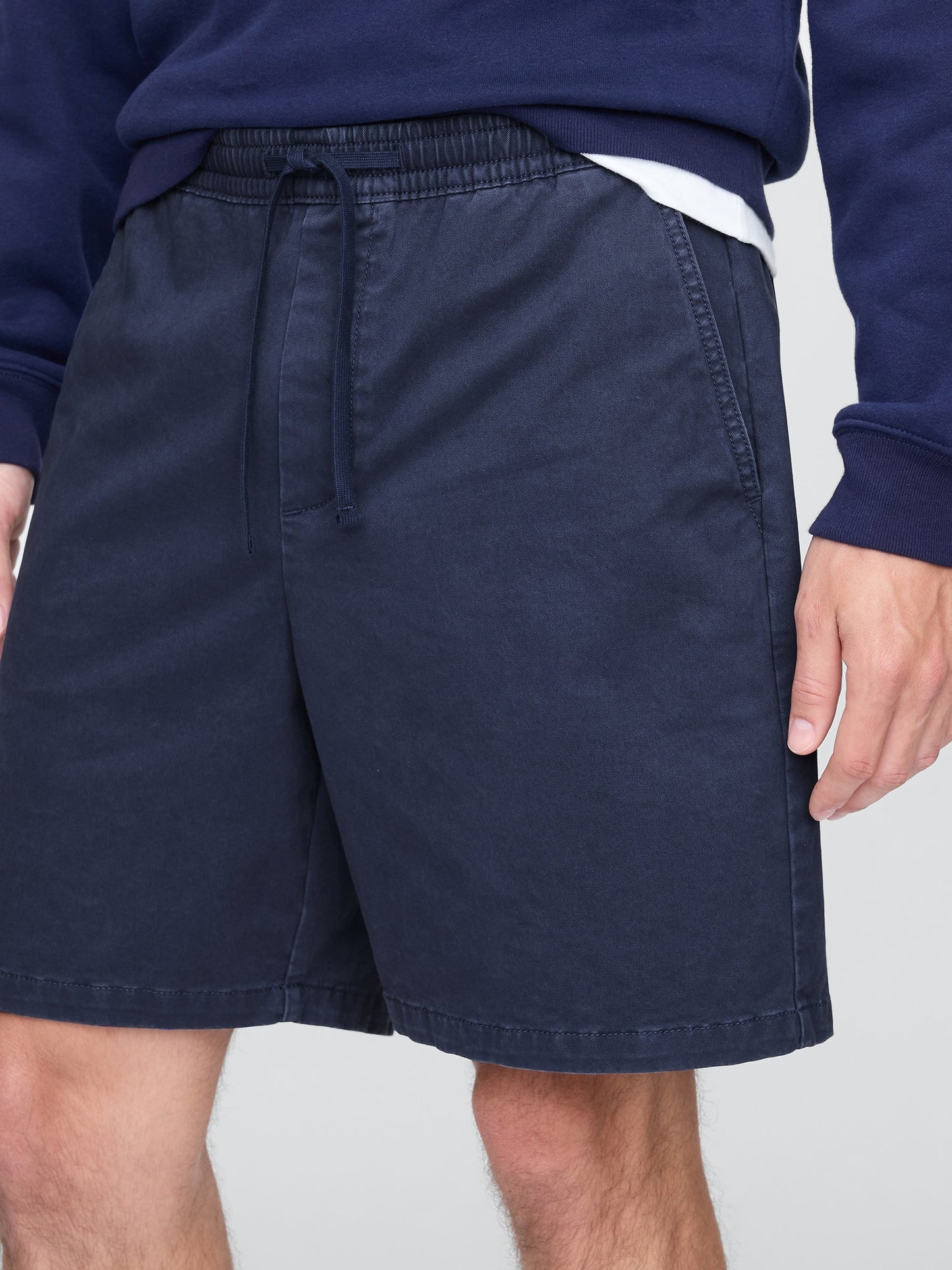 Lacivert Twill Şort