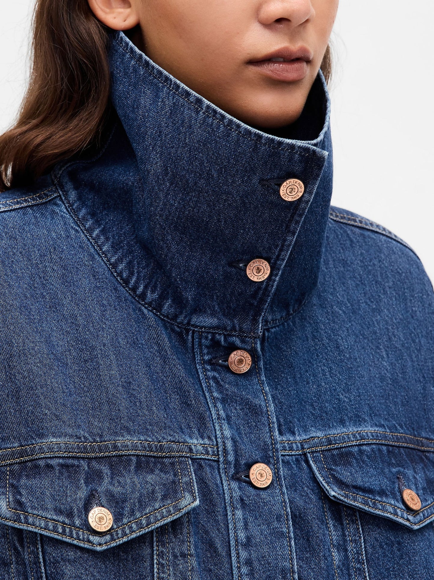 Mavi Denim Oversized Bubble Ceket