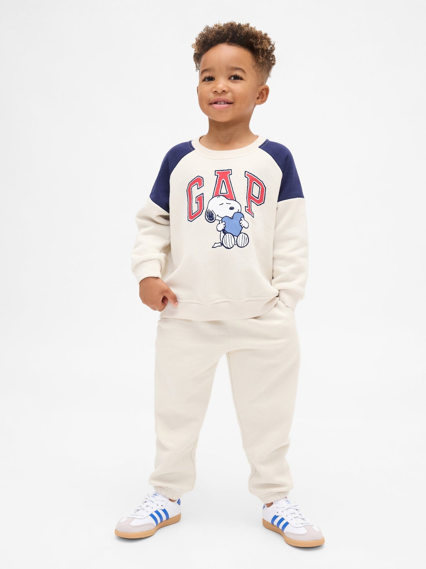 Kırık Beyaz Vintagesoft Peanuts Sweat Set