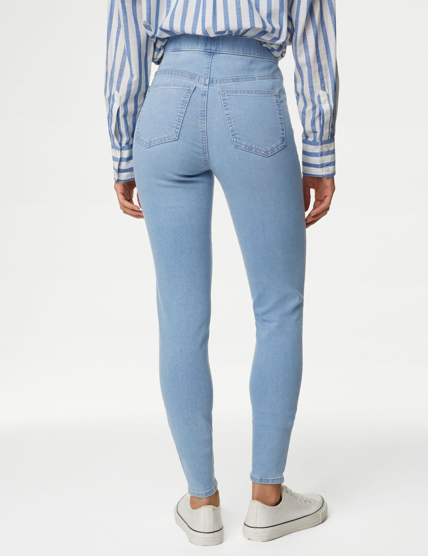 Yüksek Bel Jegging Jean Pantolon