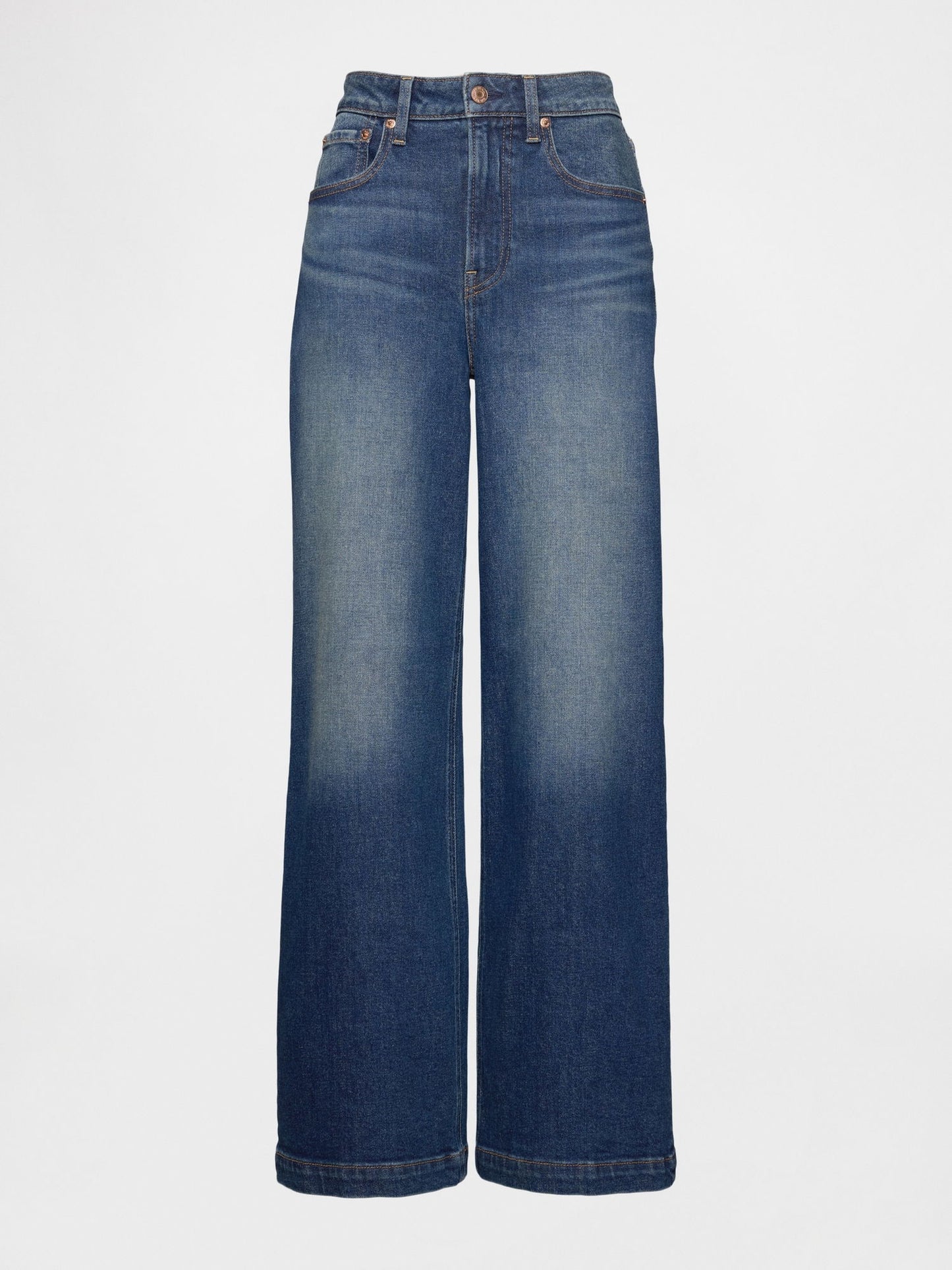 Mavi Curvy High Rise Stride Wide-leg Jean Pantolon