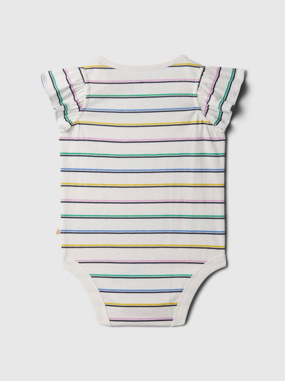 Çok Renkli Mix And Match Fırfırlı Bodysuit