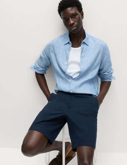 Regular Fit Streç Chino Şort
