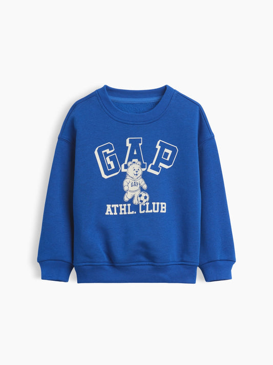 Kobalt Mavisi Vintagesoft Varsity Logo Sweatshirt