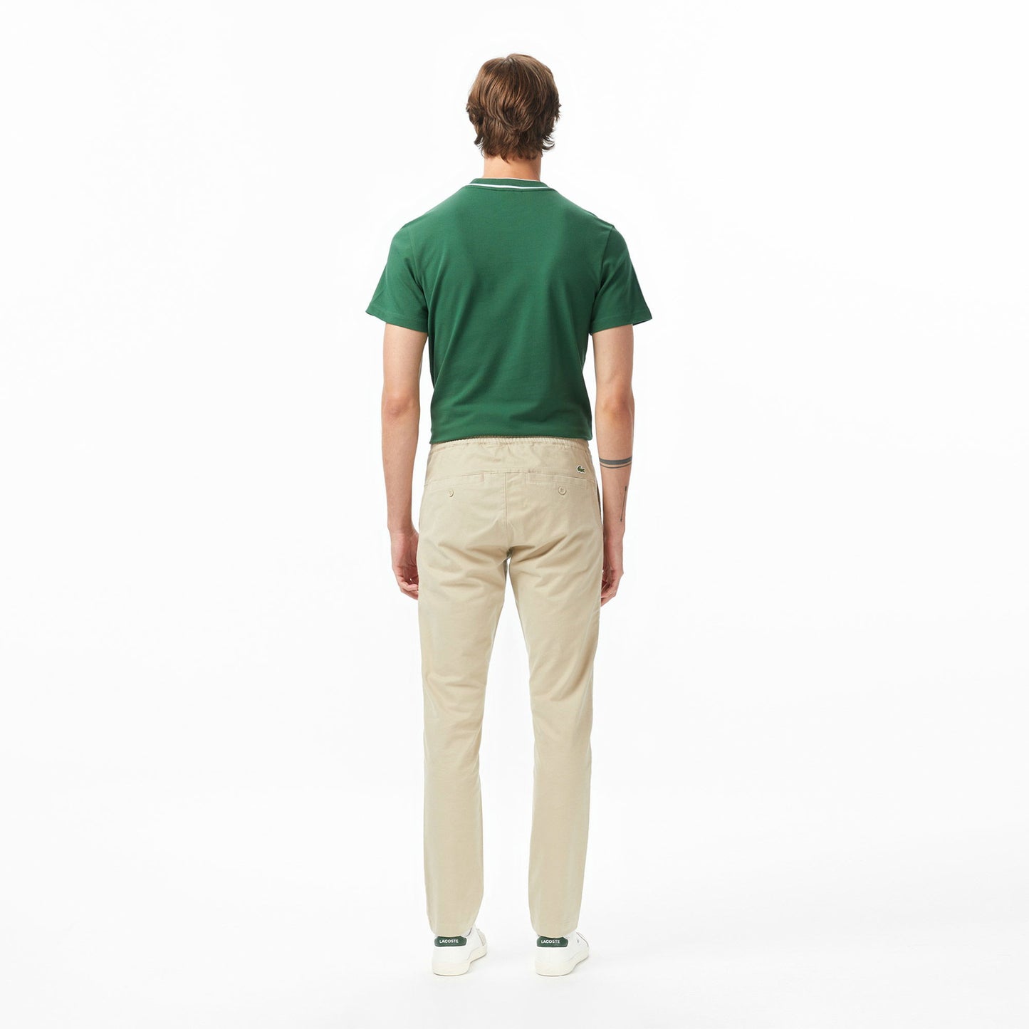 Lacoste Erkek Slim Fit Kahverengi Chino Pantolon