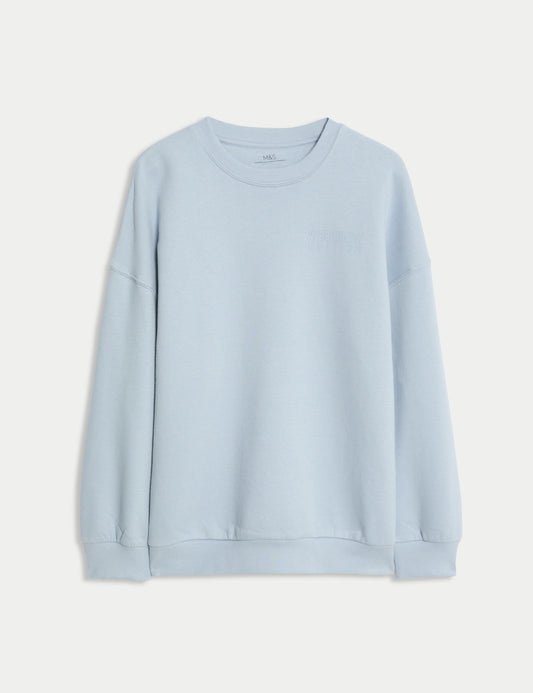 Pamuk Karışımlı Sweatshirt (6–16 Yaş)