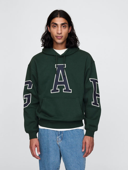 Koyu Yeşil Gap Logo Heavyweight Sweatshirt