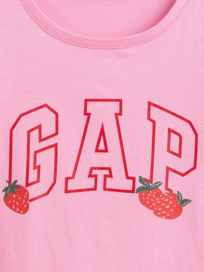 Açık Pembe Babygap Logo T-shirt