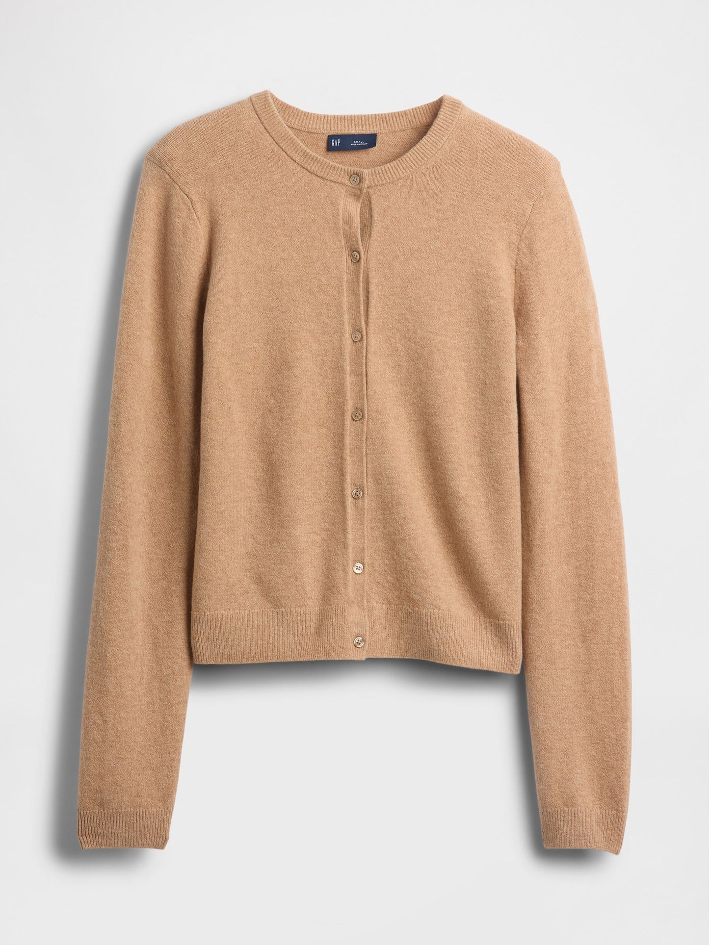 Camel Cashsoft Crop Hırka
