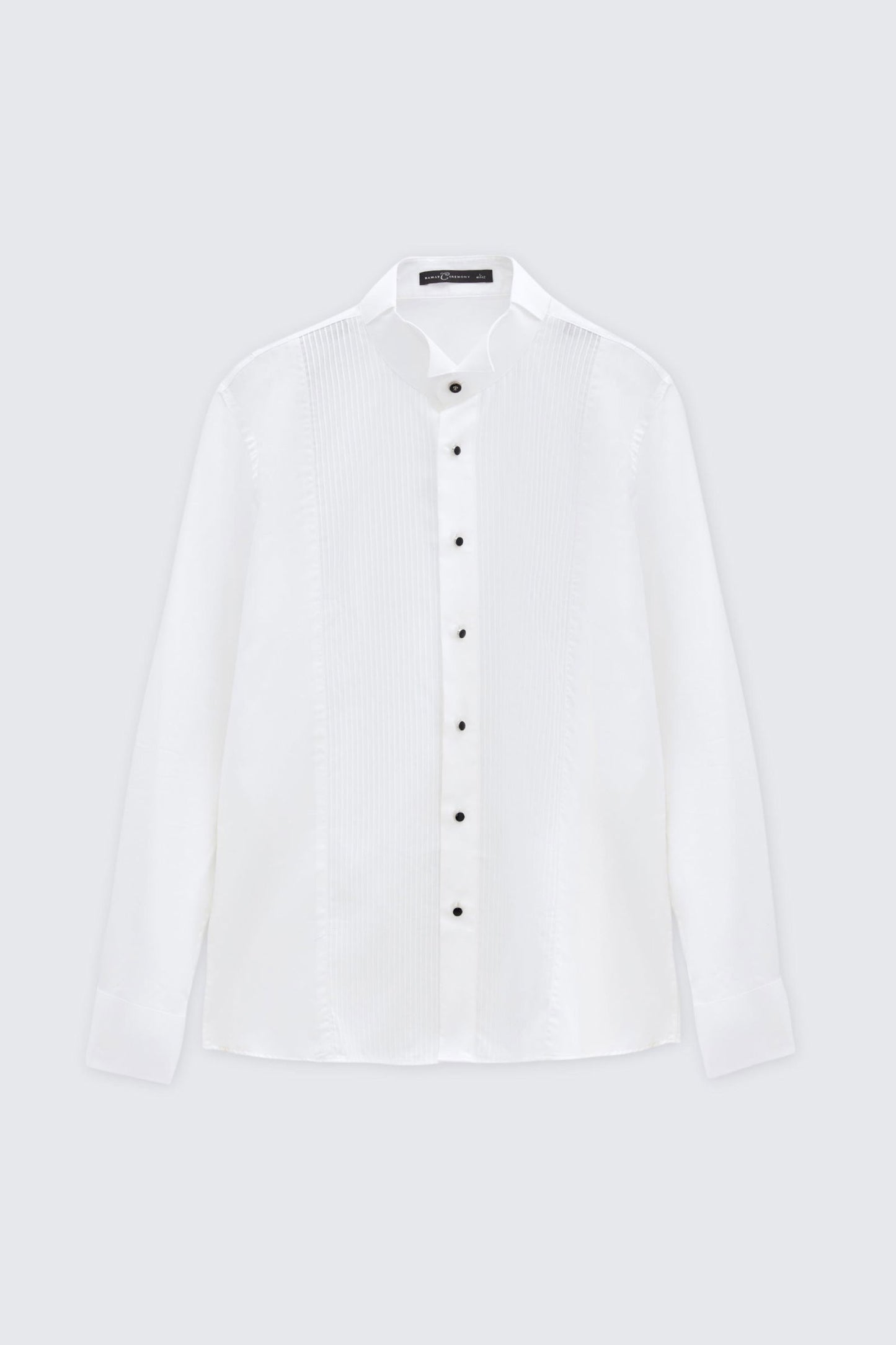 Damat Slim Fit Beyaz Jakar Desenli %100 Pamuk Nano Care Smokin Gömlek