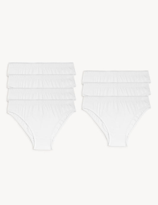 Saf Pamuklu 7'li Brief Külot (1-10 Yaş)