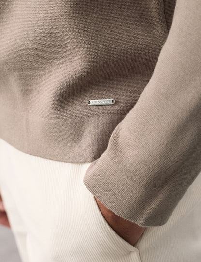 Relaxed Yarım Fermuarlı Polo Üst