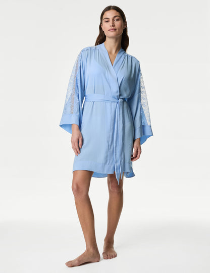 Dream Satin™ Dantel Detaylı Sabahlık