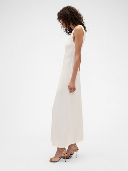 Beyaz Gap × Victoria Beckham Triko Maxi Elbise