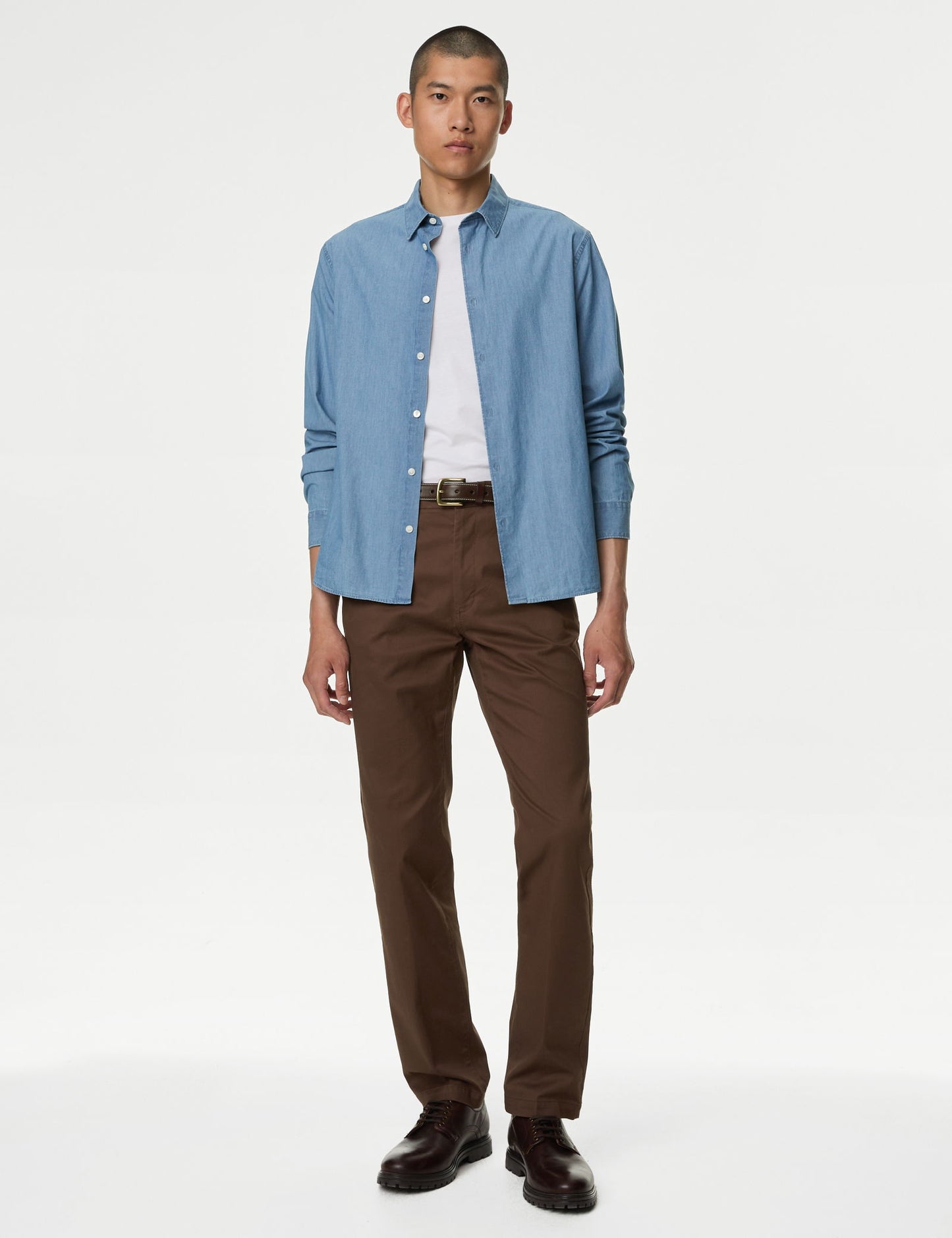 Regular Fit Heritage Twill Chino Pantolon