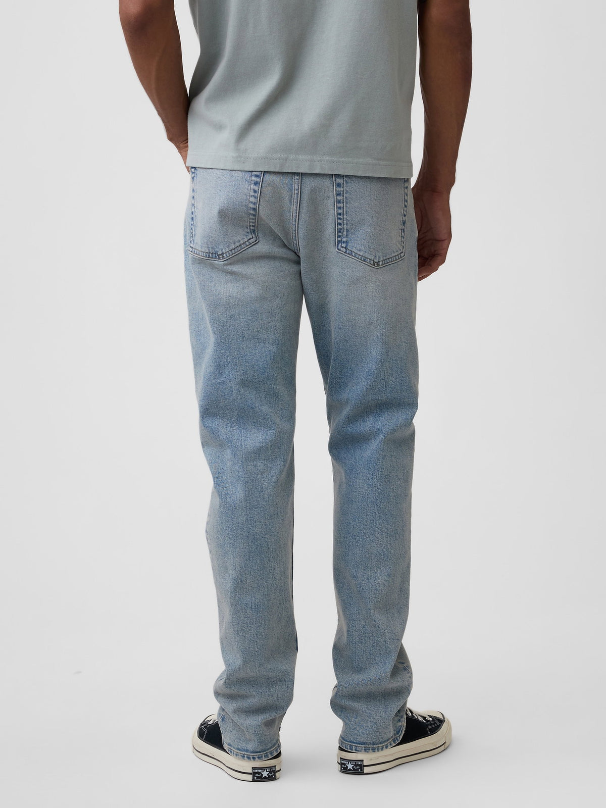 Açık Mavi Straight Jean Pantolon