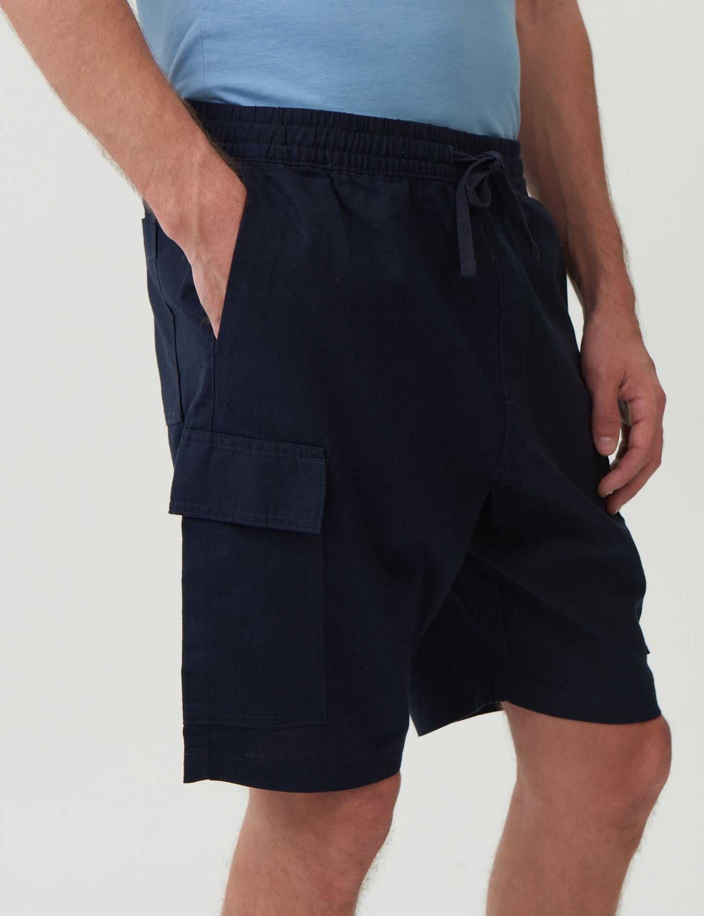 Regular Fit Utility Keten Şort