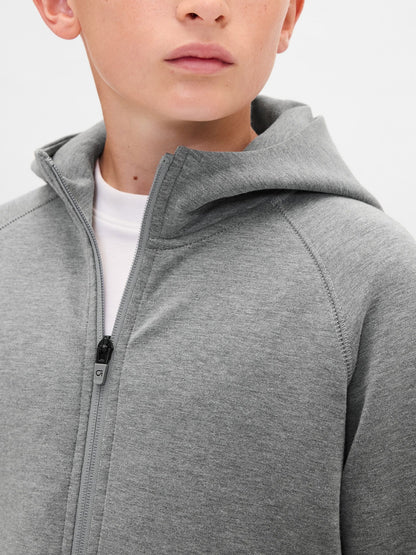 Gri Gapfit Tech Quick-dry Fermuarlı Sweatshirt