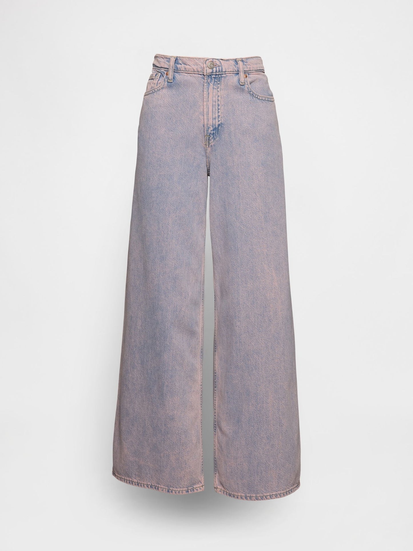Gri Mid Rise Ultrasoft Baggy Jean Pantolon