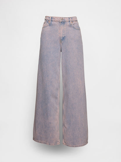 Gri Mid Rise Ultrasoft Baggy Jean Pantolon