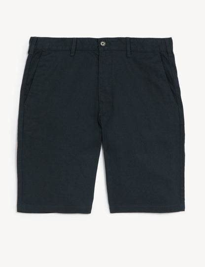 Regular Fit Keten Şort